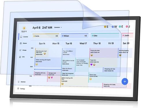 2 Pack Screen Protector Compatible with 15.6 Inch Skylight Digital Calendar in Kuwait