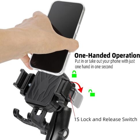 Screw-Mounted Phone Mount with Vibration Dampener, for Car Boat Truck in Saudi Arabia