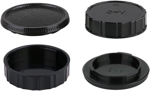 CY Camera Body Cap & Rear Lens Cover Compatible for CONTAX 2-Pack in Saudi Arabia