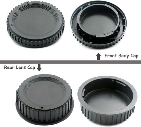 Front Body Cap and Rear Lens Cap for Nikon AF Camera-2Sets in Saudi Arabia