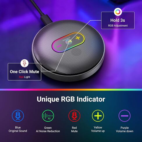 NEEWER UM04 AI USB Omnidirectional Desktop Condenser Microphone, Gray in Saudi Arabia