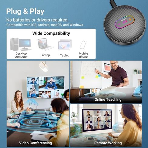 NEEWER UM04 AI USB Omnidirectional Desktop Condenser Microphone, Gray in Saudi Arabia