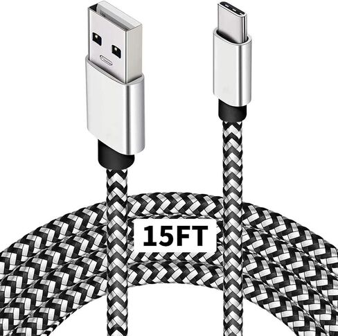 DEEGO Type C Charger Cable,15FT Long USB A to C Cable in Saudi Arabia