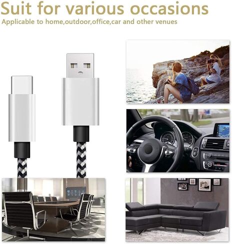 DEEGO Type C Charger Cable,15FT Long USB A to C Cable in Saudi Arabia