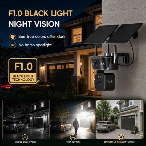 Dnight X6Pro Blacklight Solar Security Camera in Saudi Arabia