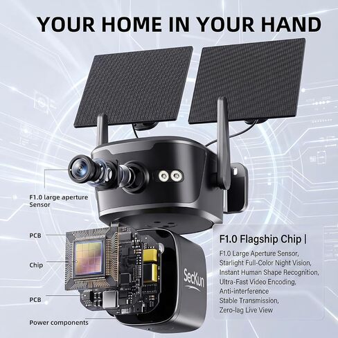 Dnight X6Pro Blacklight Solar Security Camera in Saudi Arabia