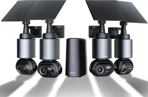 BOTSLAB 4K Security Camera Wireless Outdoor, 4 Cam-Kit, 32GB Local Storage in Saudi Arabia