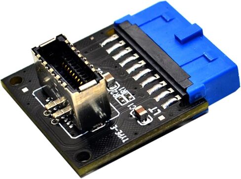 jojofuny USB Front Panel Adapter to Type- Converter High-Speed Data Transfer for Motherboard Easy Installation Design Connections in Saudi Arabia