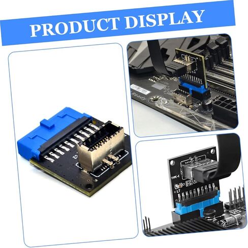 jojofuny USB Front Panel Adapter to Type- Converter High-Speed Data Transfer for Motherboard Easy Installation Design Connections in Saudi Arabia