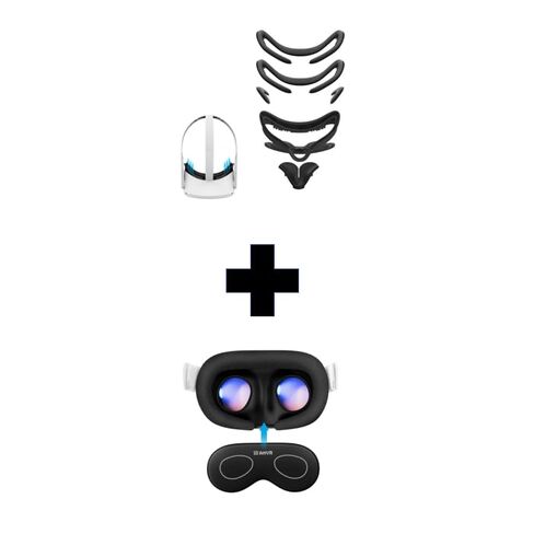AMVR Lens Protector Cover Compatible with Quest 2 & Face Pad Compatible with Quest 2 Accessories in Saudi Arabia
