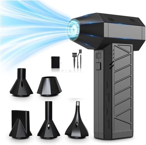 Electric Blower, 2pcs Turbo Fan High Speed Handheld Wireless Mini Portable Fan Air Blower for Home Garden Cleaning,for Patio Cleaning, Lawn Care, Leaves, Dust in Saudi Arabia