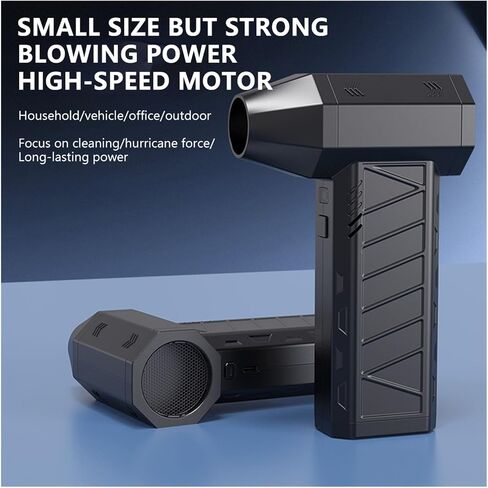Electric Blower, 2pcs Turbo Fan High Speed Handheld Wireless Mini Portable Fan Air Blower for Home Garden Cleaning,for Patio Cleaning, Lawn Care, Leaves, Dust in Saudi Arabia