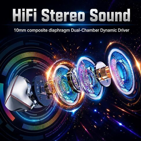 in Ear Monitor Headphones with Mic,USB C,HiFi Gaming IEM in Saudi Arabia