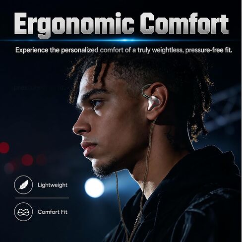 in Ear Monitor Headphones with Mic,USB C,HiFi Gaming IEM in Saudi Arabia