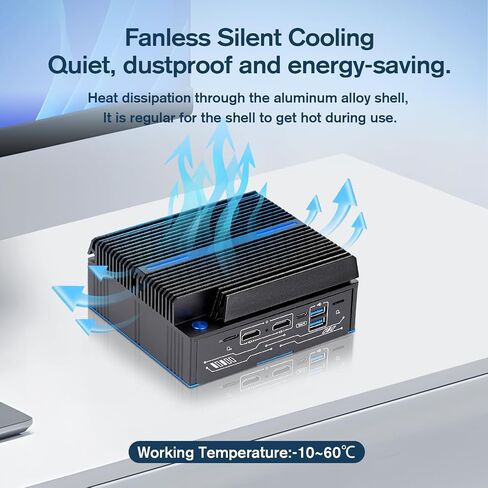 Fanless Firewall Mini PC 4X Intel 2.5GbE i226-V LAN 8GB DDR4 240GB SSD Intel Core 6006U CPU Gateway Router Network, AES NI Support HDD Test with pf-Sense/opn-Sense in Saudi Arabia
