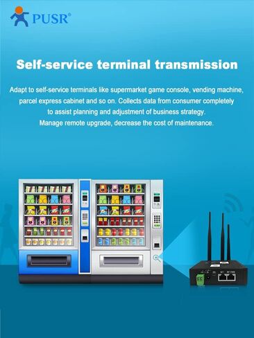 PUSR4G LTE Industrial Cellular VPN Router Wireless WiFi Router Support openVPN with Sim Card North America(AT&T) USR-G806-A in Kuwait