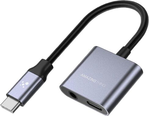 AMAZINGthing [Thunder PRO USB-C to 3.5mm Audio and 60W Charger Adapter in Saudi Arabia
