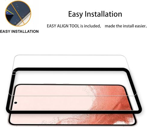 Easy Alignment Frame Designed For Samsung Galaxy S21 5G Tempered Glass Screen Protector 2-Pack Camera Lens Protector Film 2-Pack in Kuwait