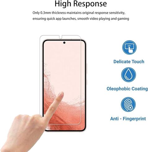 Easy Alignment Frame Designed For Samsung Galaxy S21 5G Tempered Glass Screen Protector 2-Pack Camera Lens Protector Film 2-Pack in Kuwait