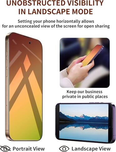 Privacy Screen Protector for iPhone 17 Pro 6.3-Inch Green 2-Pack in Saudi Arabia