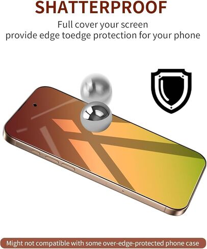 Privacy Screen Protector for iPhone 17 Pro 6.3-Inch Green 2-Pack in Saudi Arabia