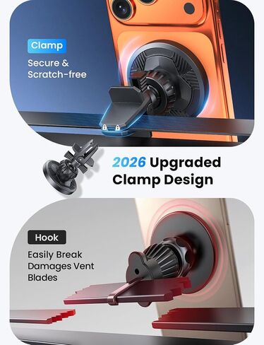 LOXP MagSafe Car Mount, Magnetic Car Vent Phone Holder, 24 Strong Magnet in Saudi Arabia