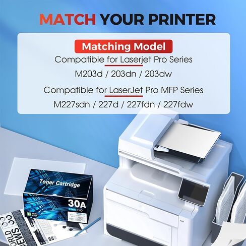 30A Black Toner Cartridge CF230A Replacement for HP 30A CF230A 30X CF230X in Saudi Arabia