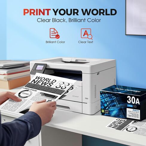 30A Black Toner Cartridge CF230A Replacement for HP 30A CF230A 30X CF230X in Saudi Arabia
