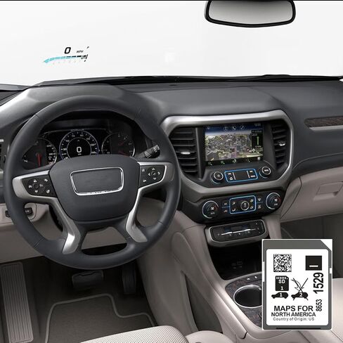 Updated 86531529 Navigation SD Card with the Latest Map Version, Compatible with 2019-2023 Enclave Encore Envision, CT4 CT5 CT6, Escalade, Camaro Colorado Corvette, Silverado Suburban, Yukon Sierra in Saudi Arabia
