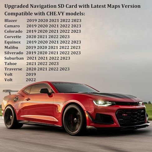 Updated 86531529 Navigation SD Card with the Latest Map Version, Compatible with 2019-2023 Enclave Encore Envision, CT4 CT5 CT6, Escalade, Camaro Colorado Corvette, Silverado Suburban, Yukon Sierra in Saudi Arabia