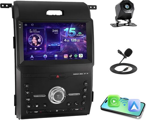 [4+128GB] Android 15 Car Radio Stereo for Ford F150 2013 2014 in Kuwait