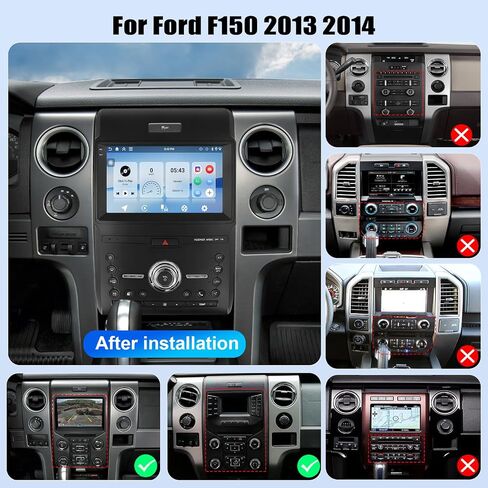 [4+128GB] Android 15 Car Radio Stereo for Ford F150 2013 2014 in Kuwait