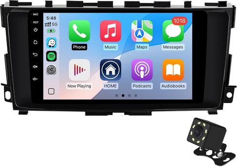 9 Inch IPS Touchscreen Android 14 Car Stereo for Nissan Altima 2014-2018 with Wireless CarPlay & Android Auto 4 Core 32GB Car Radio, Support GPS, WiFi, Bluetooth, FM Radio, Backup Camera, SWC,USB in Saudi Arabia