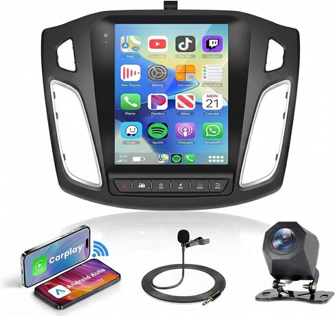 4G+64G Car Radio for Ford Focus 2012-2018, 9.7 inch IPS Touch Screen in Saudi Arabia