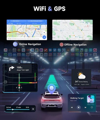 4G+64G Car Radio for Ford Focus 2012-2018, 9.7 inch IPS Touch Screen in Saudi Arabia
