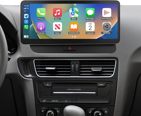 2026 شاشة CarPlay Android Auto مقاس 12.3 بوصة لسيارة Audi Q5 in Kuwait