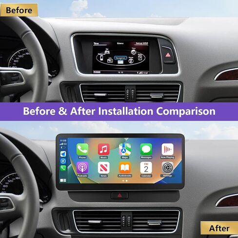 2026 شاشة CarPlay Android Auto مقاس 12.3 بوصة لسيارة Audi Q5 in Kuwait