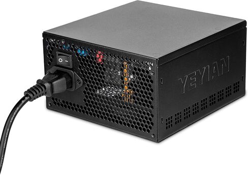 YEYIAN Power Supply 1000W,80+ Platinum Certified Gaming PSU,Fully Modular ATX 3.0 12V PCIE 5.0 with 12+4 Pin Connectors Circuit,140mm Ultra Quiet Fan,12VHPWR with RTX 4080/4090/Ultra 9/RTX 50 Series in Saudi Arabia