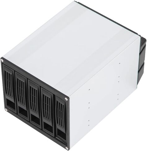 5-Bay SAS SATA Hot Swap Cage 3X 5.25 Bay Aluminum HDD Mobile Rack in Kuwait