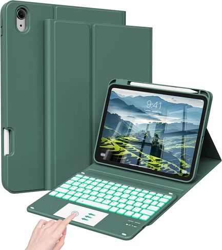 حافظة لوحة مفاتيح JKSML لجهاز iPad (A16) الجيل الحادي عشر/العاشر 2025/2022 in Kuwait