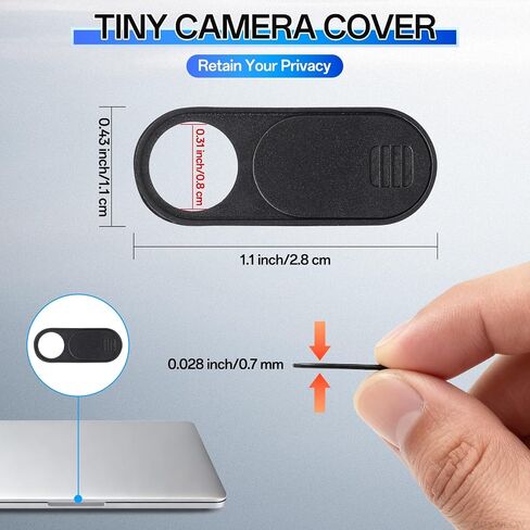 0.03 in Ultra Thin Webcam Cover for Laptop, Computer, Tablet in Saudi Arabia