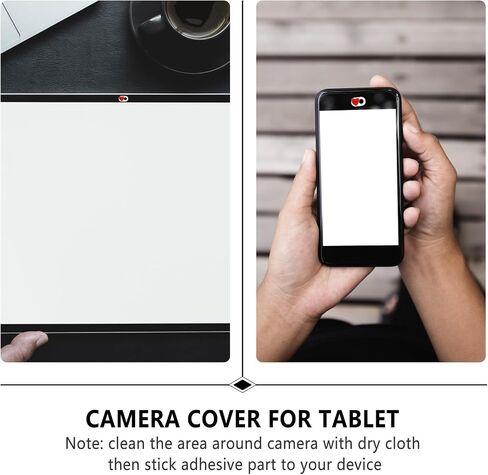 Heart Webcam Cover Slide for Computer Laptop Privacy Protection White ABS in Kuwait