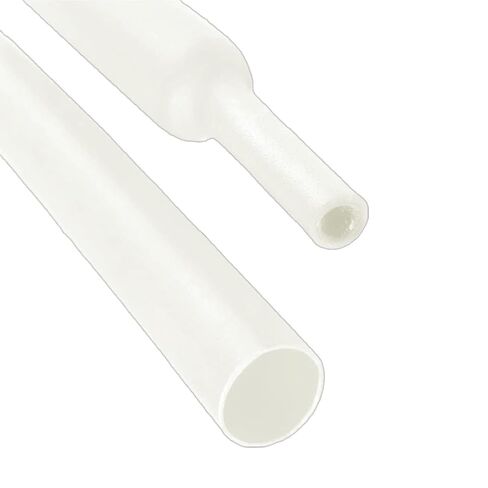 Kable Kontrol Heat Shrink Tubing 3/8 Inch 3:1 Dual Wall Adhesive Lined 4 Ft Long - Cable Sleeve for Automotive and Electrical Use – Waterproof Marine Heat Shrink Tube Wire Wrap, Clear in Kuwait