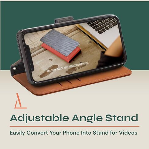 SafeSleeve EMF Blocker Leather Case iPhone 17 Pro Max, Leather in Kuwait