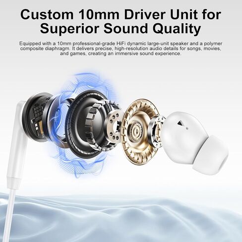 USB C Headphones for iPhone Headphones Wired Earbuds/Earphones in Saudi Arabia