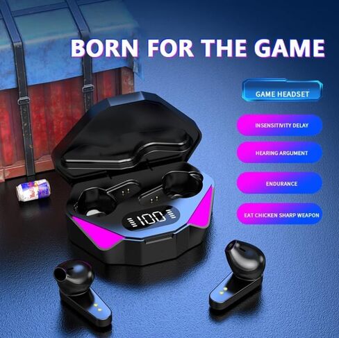 VIVIDUS X15 Mini TWS Gaming Earbuds with LED Lights & Noise Cancelling in Kuwait