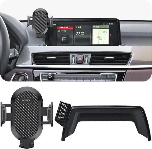 Car Phone Holder Fits for BMW X1 2016-2022/X2 2018-2023 Accessories(Only fit for 8.8-Inch Screen),Thick Cases Friendly,Cell Phone Mount for 4.7-7 in Phones in Saudi Arabia