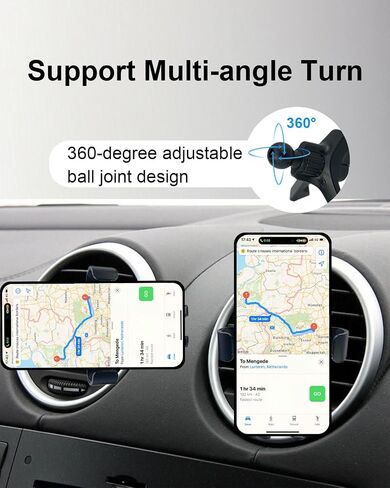 Gravity Phone Holders for Round Air Vent in Kuwait