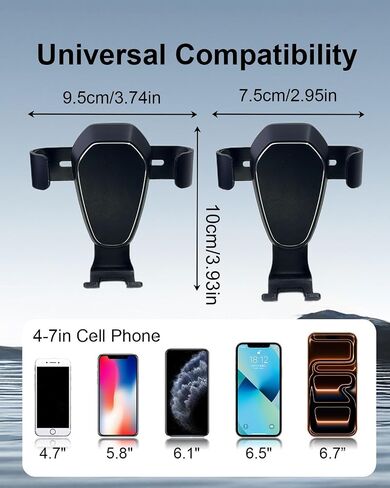 Gravity Phone Holders for Round Air Vent in Kuwait
