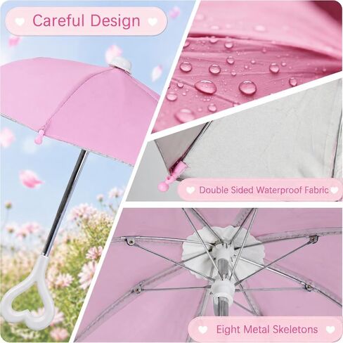 Phone Umbrella for Sun Shade with Heart Handle & Cute Piggy Suction Cup in Saudi Arabia